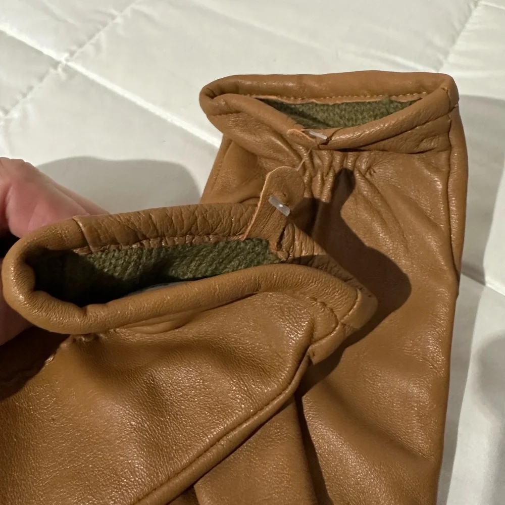 Brown Leather Gloves
